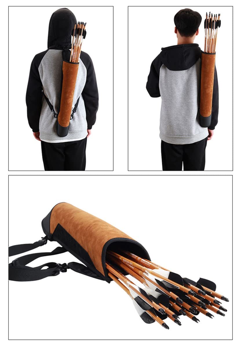 Amazon.co.jp: 屋外の矢筒伝統的な矢筒アクセサリー調節可能な