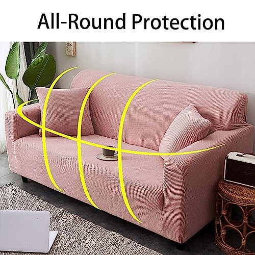 Funda protector de muebles lavable para sofá de dos plazas elástico 4