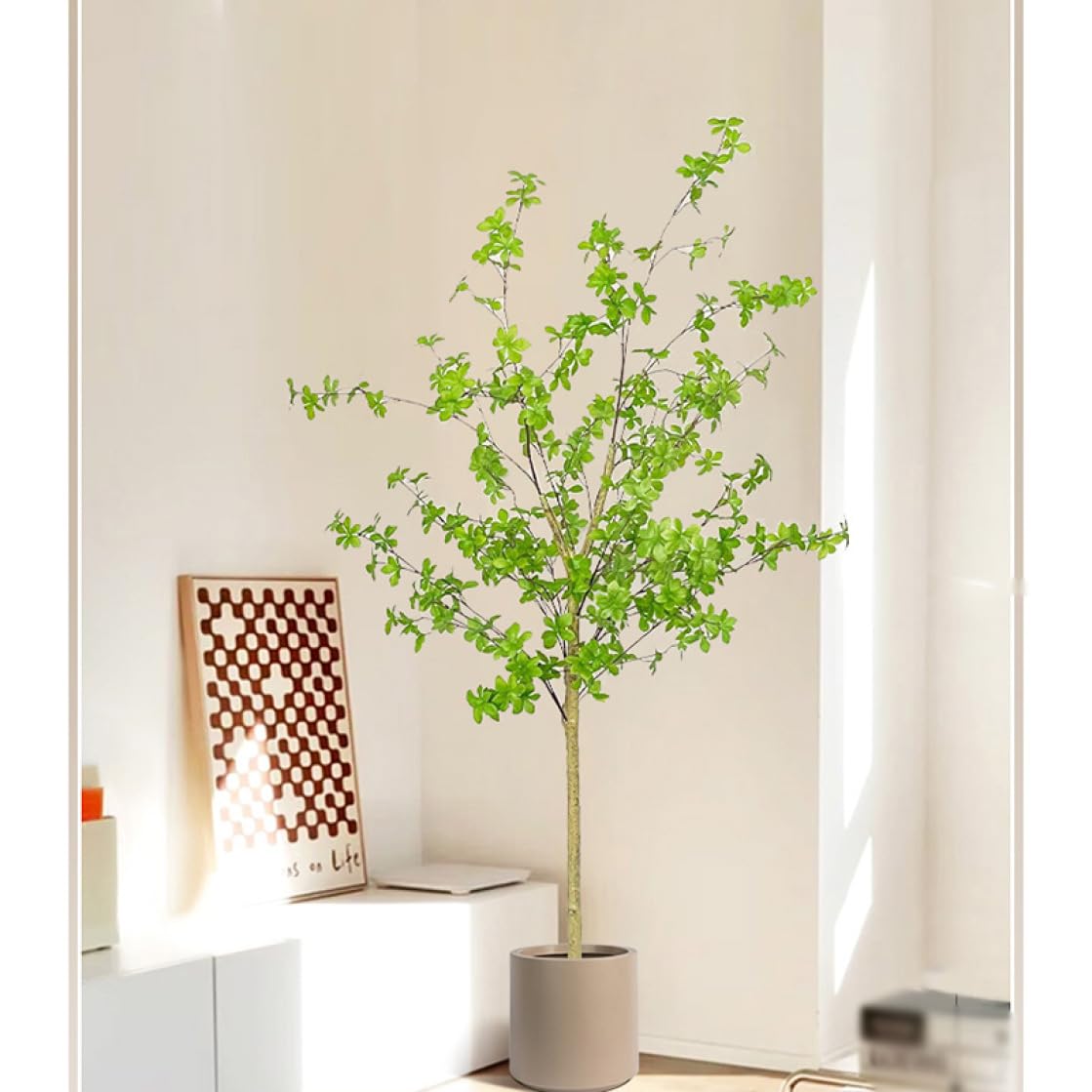 【美品】フェイクグリーン 観葉植物160cm 鉢植 Amazon｜フェイクグリーン 大型 人工観葉植物 160cm 樹脂鉢 緑葉