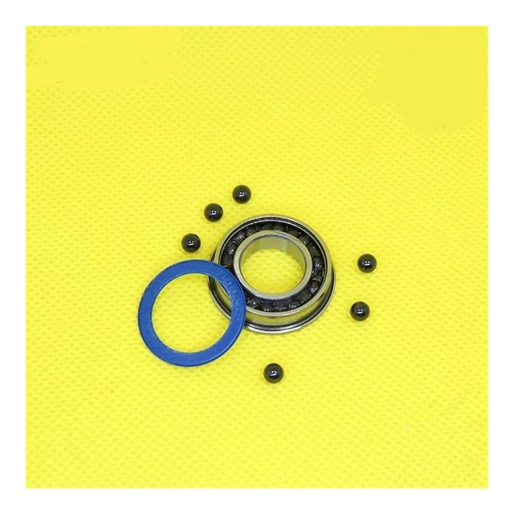 ZBJGBUIA F6902 3NC F6902RS F6902HC Hybrid Ceramic Bearing 15 * 28 7 mm ABEC-1 Industry Motor Spindle Hybrids Si3N4 Ball Bearings