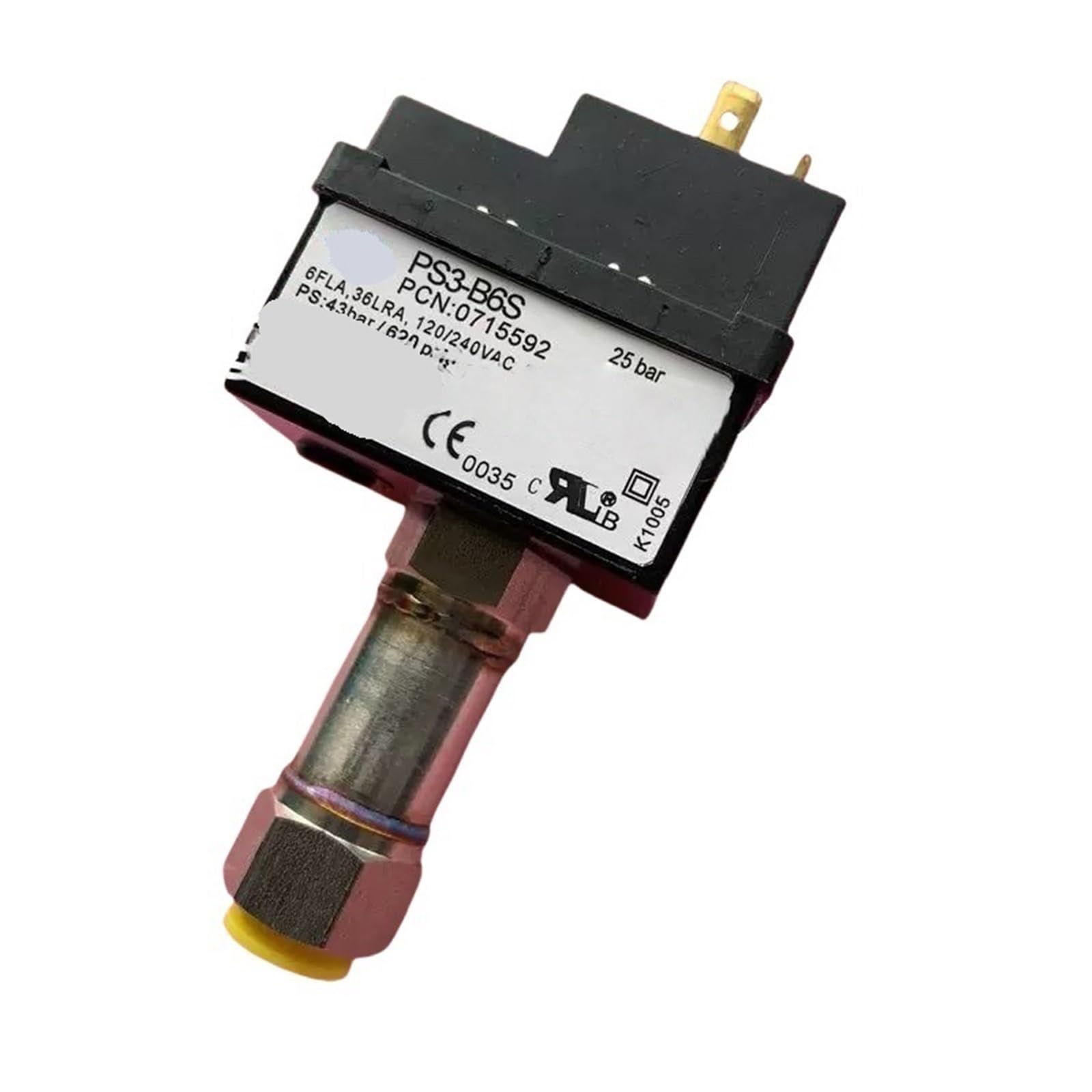 Przekaźnik ciśnienia PS3-B6S regulator ciśnienia 25 bar