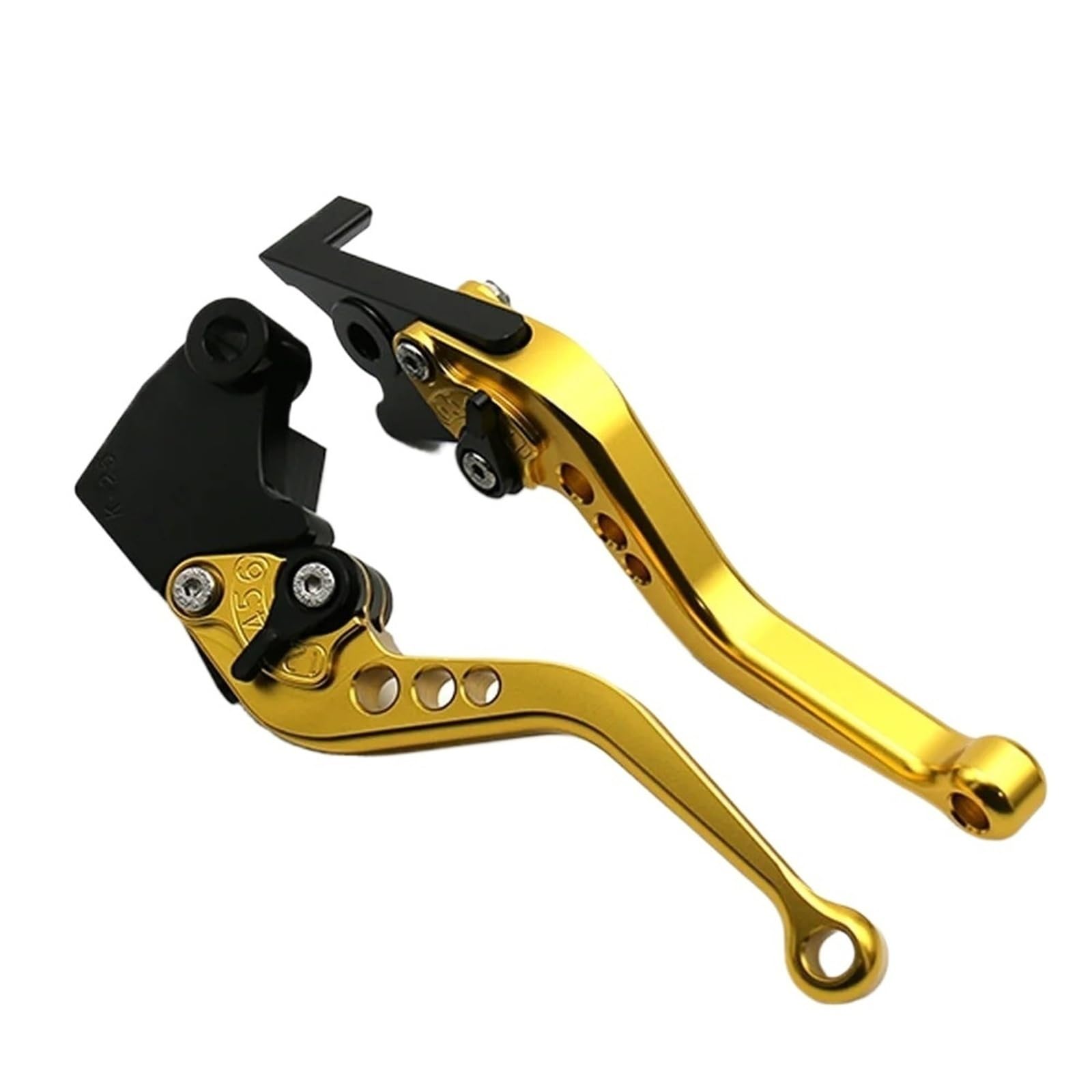 KKMNAIF Motorcycle Handlebar Brake Clutch Lever for VTR250 1998-2006 for MC19 22 CBR250 1988-1994 for CBF500 2006-2007 Motorcycle Brake Lever(Yellow Short)