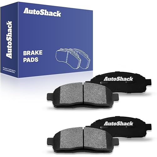 AutoShack Front Ceramic Brake Pad Set Driver and Passenger Side Replacement for 2004 2005 2006 2007 2008 2009 Ford F-150 2006-2008 Lincoln Mark LT 4.2L 4.6L 5.4L V6 V8 4WD AWD RWD SCD1083