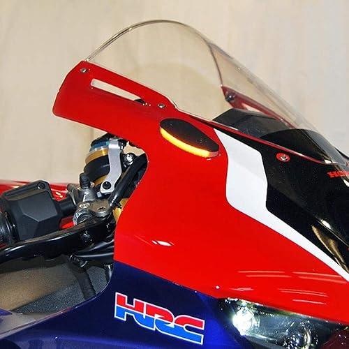 New Rage Cycles Señales de bloqueo de espejo compatibles con Honda CBR1000RR-R
