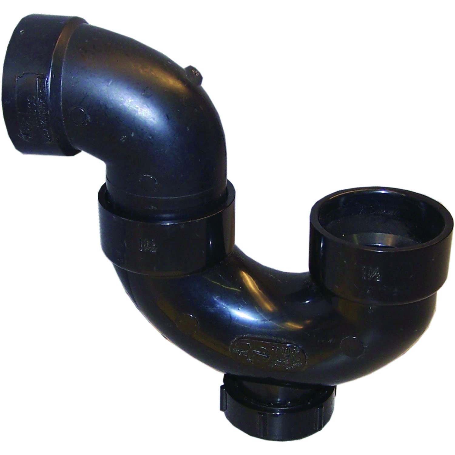 Amazon.com: Canplas 103202A ABS DWV 2 P-Trap With Cleanout HXH