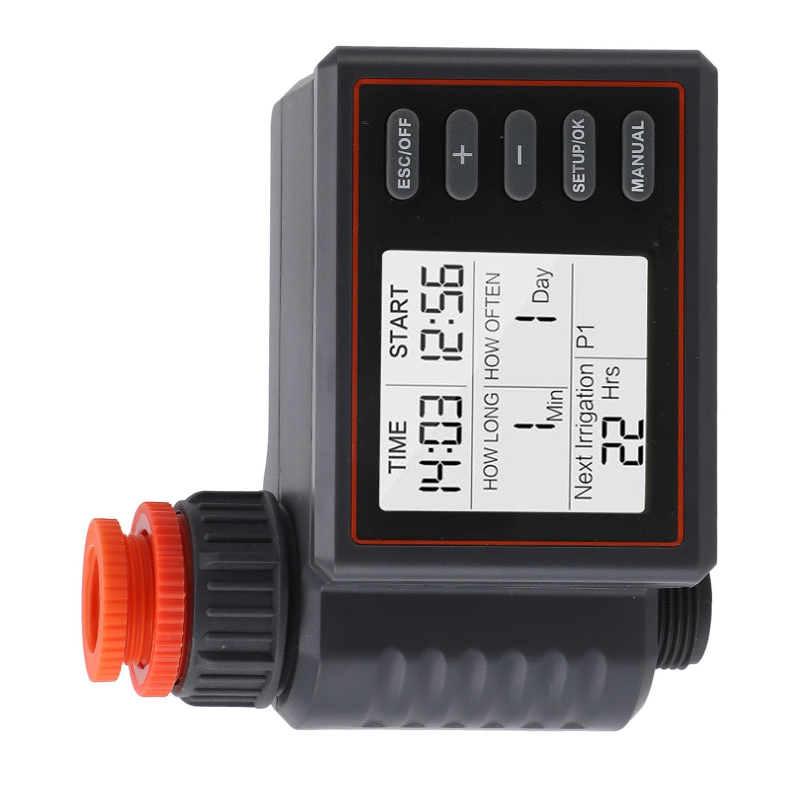 Temporizador de rociador Temporizador de Agua Inteligente Controlador de riego automático programable para la Manguera de jardín Material de ABS de jardín al Aire Libre 410g