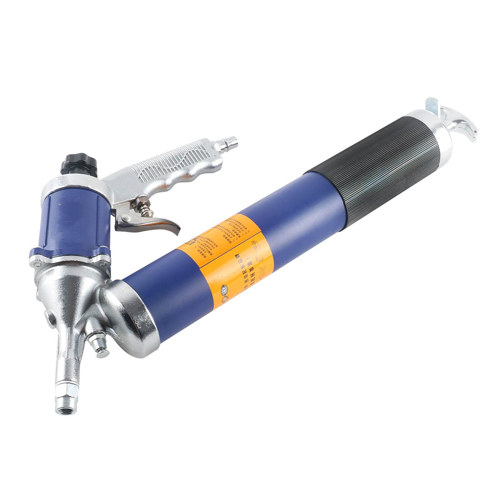 Pistola de engrase Herramientas de Mano de la Grasa neumática de 600cc de Aire, for la Grasa del compresor y la Manguera selladora Fácil Almacenamiento y Transporte.