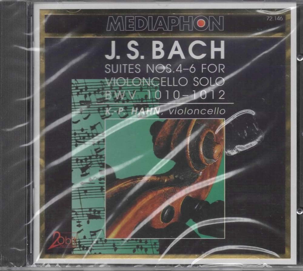 Cello-Solo-Suiten 4-6 Vol. 2 [Audio CD]
