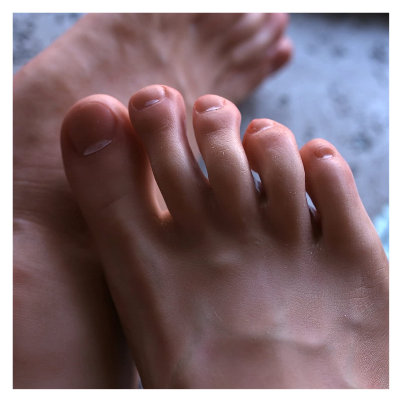 Mężczyzna stóp Model Buty Skarpety Sport Symulacja Real Skin Clone Protetyczny Tatuaż Tatuaż Obuwie Fotografowanie Malowanie TGJ4401.(Left foot)