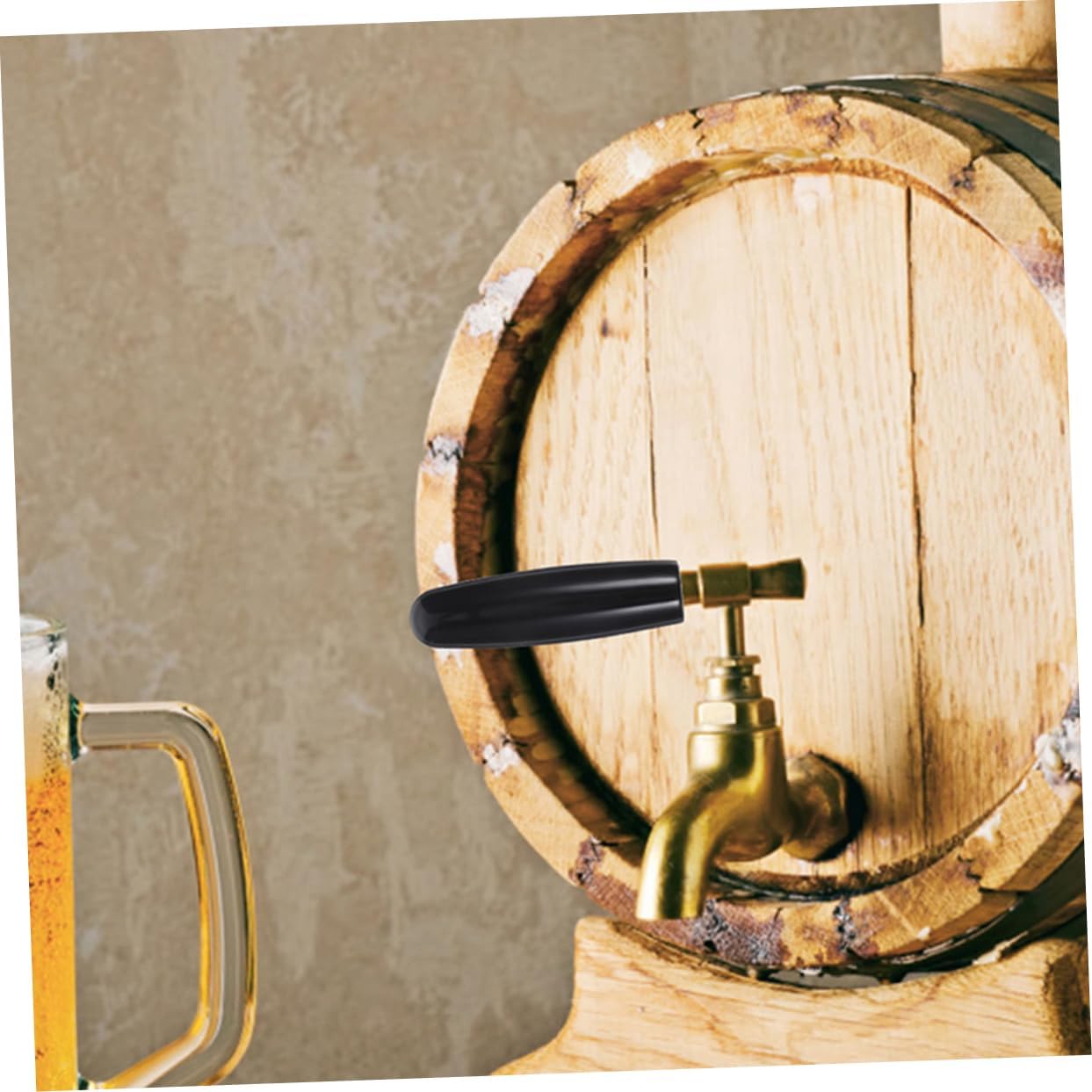 Plastic Beer Tap Handle for Standard Faucets Ergonomic Design Easy Installation Fits Draft Beer Systems for Homebrewers and Bars