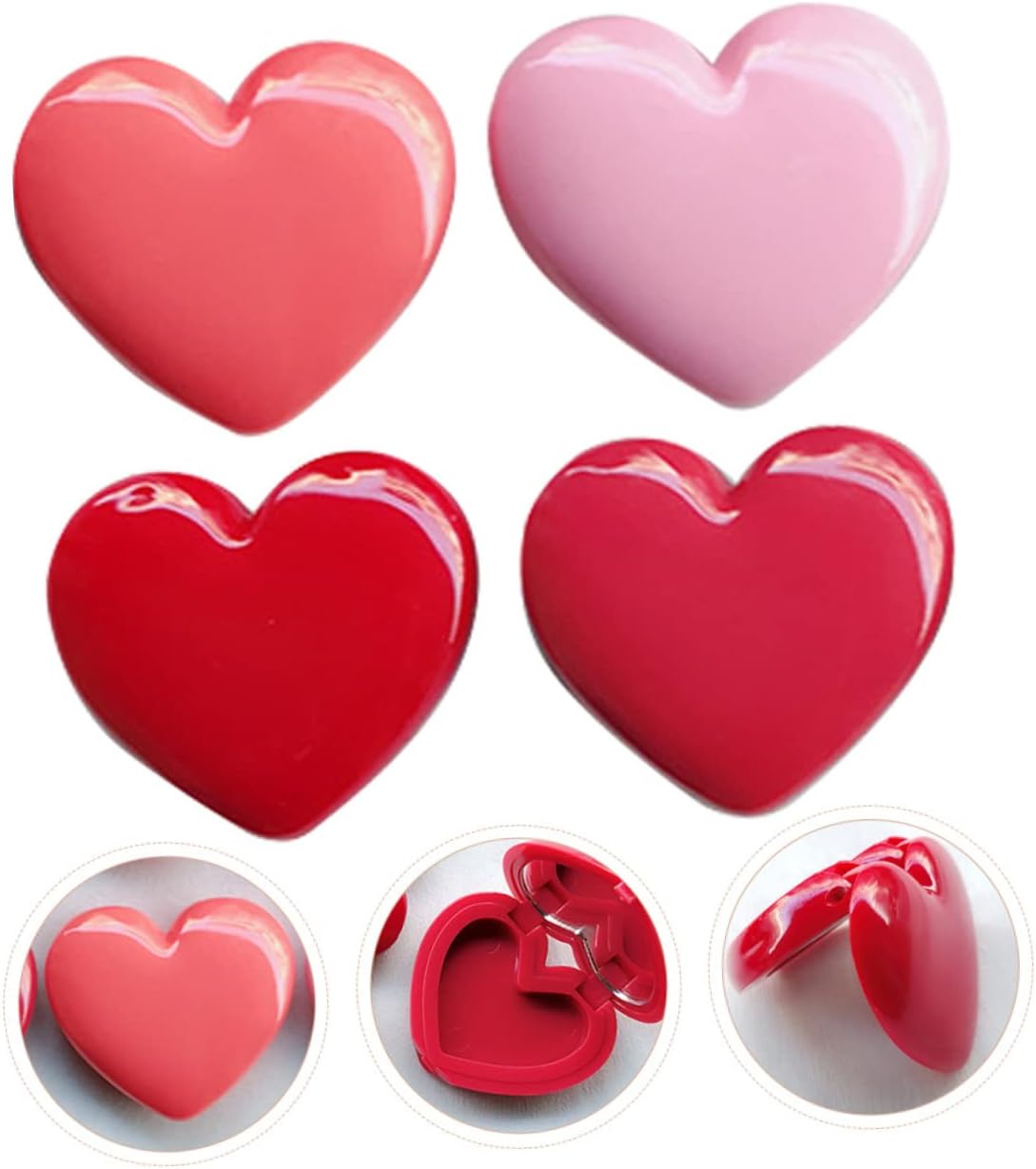 20pcs Makeup for Girls Heart Shape Lipstick Containers Compact Empty Highlighter Cases Diy Makeup Kit