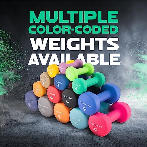 Yes4All 5 Lbs Dumbbells Neoprene With Non Slip Grip – Great For Total Body Workout – Total Weight: 10 Lbs (Set Of 2) #TOP3