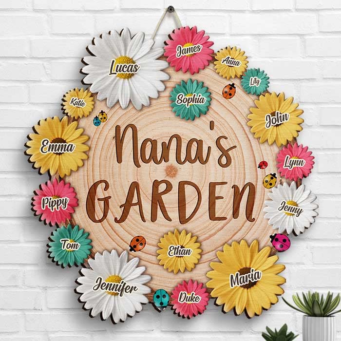 Pawfect House Daisy Decor Wooden Sign, 12 inches, 14 inches, 18 inches, Farmhouse Style, Sunflower Design, Hanging Sign, Home Decor, Wall Art, Personalized Gifts