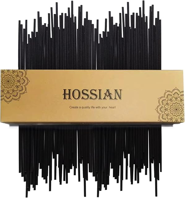 HOSSIAN 50pcs Reed Diffuser Sticks - Wood Rattan-Reed Sticks -Essential Oil Aroma Diffuser Sticks- Spa-Aromatherapy(7.5"/19cm)