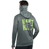 Sun Tamer Performance Fishing Hoodie&comma; UPF 50 Sun Protection Shirt&comma; Built-in Neck Gaiter&comma; HYDROCOOLING Cooling Fabric