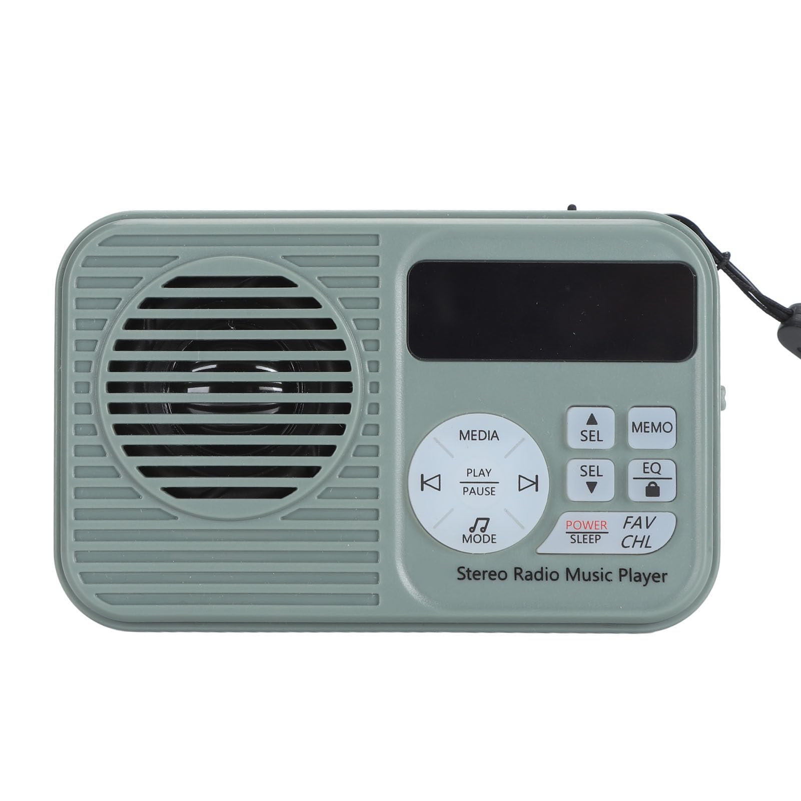 RadioRetro HRD-231, Głośnik Stereo w Stylu Vintage z Podświetlanym Wyświetlaczem, Bateria 2000 MAh, do Użytku Domowego i Zewnętrznego