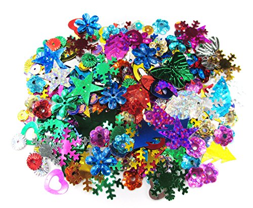 All In One Spangle Mix: Assorted Color and Shape 10gram
