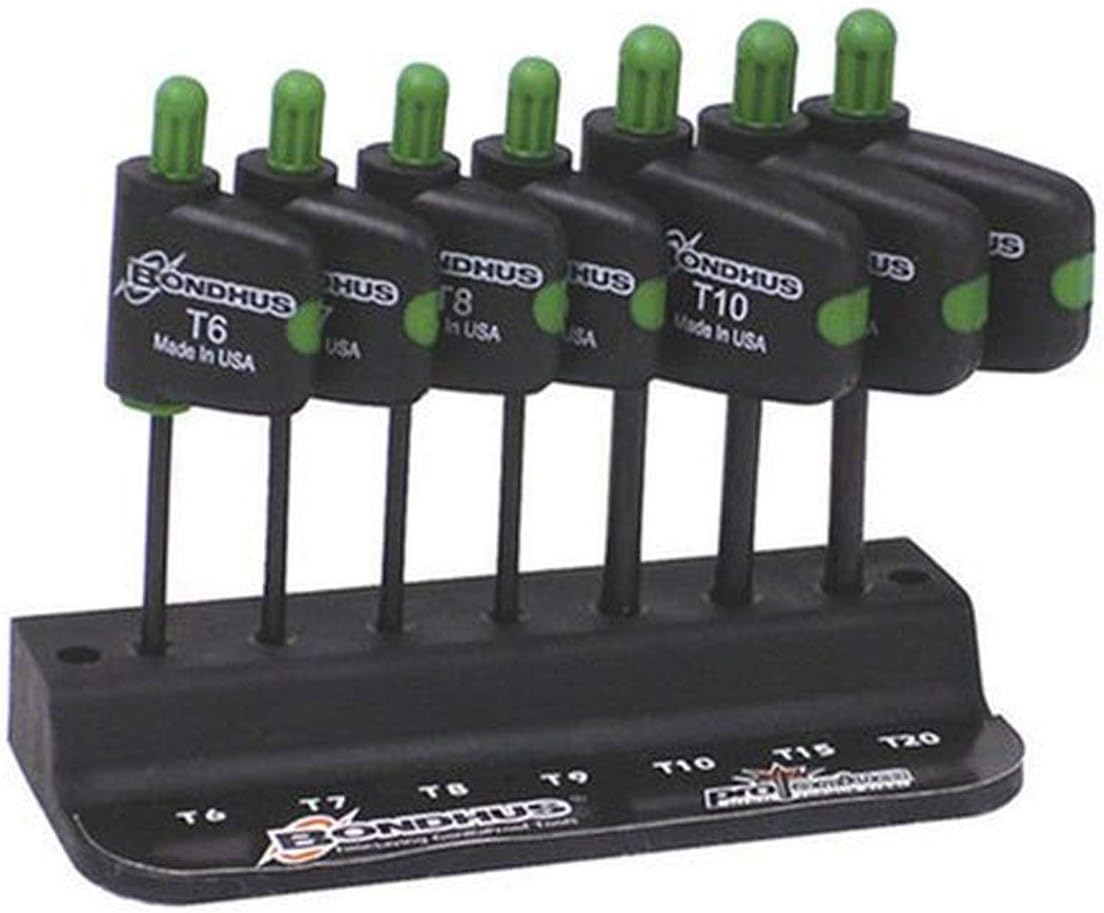 Bondhus 35045 Set of 7 StarPlus Flagdriver Tools, sizes TP6-TP20, multi, one size