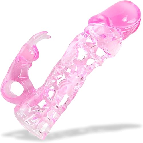 LeLuv Reemplazo de la manga del pene para Deep Diver Tickler - Conejo texturizado macho o consolador mejora