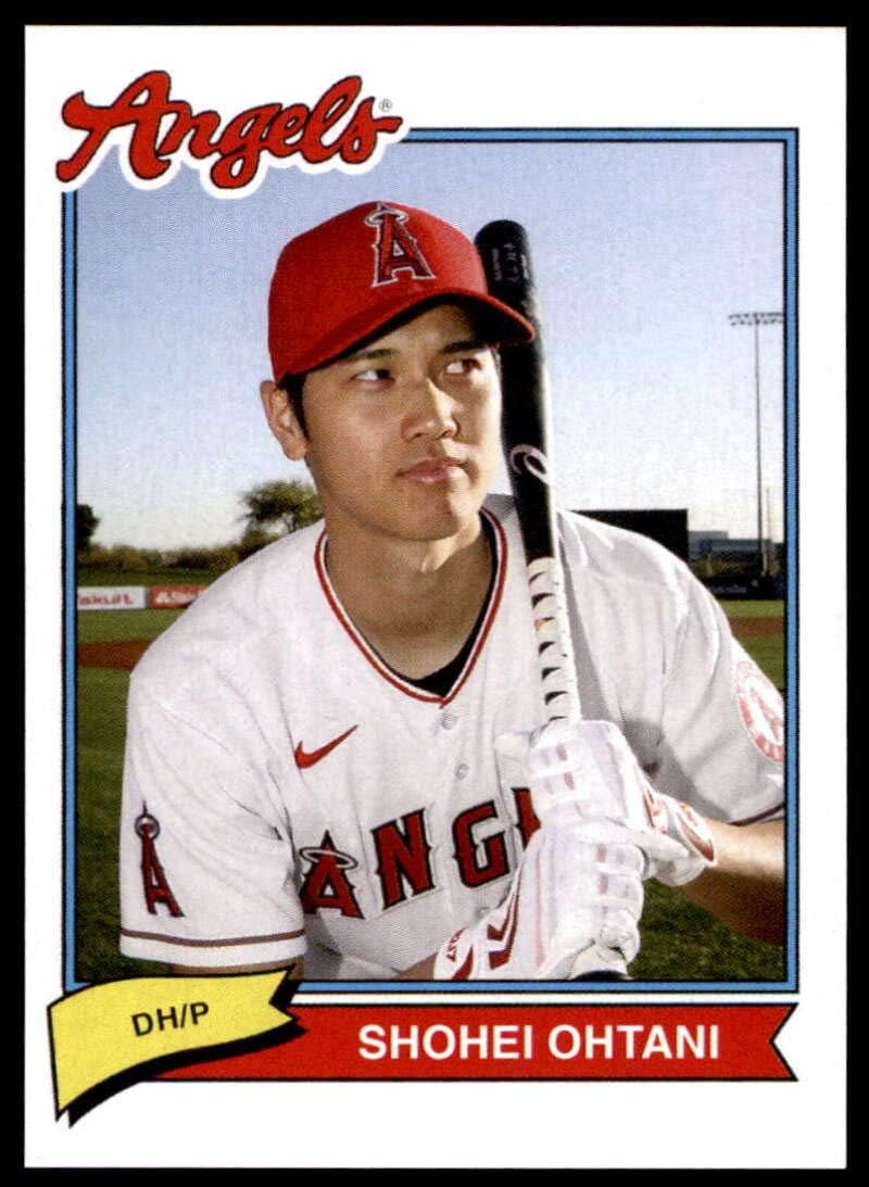 2020 Topps X Super 70s Sports Baseball #84 Shohei Ohtani Los Angeles Angels Official MLB Trading Card ONLINE EXCLUSIVE Limited Print Run