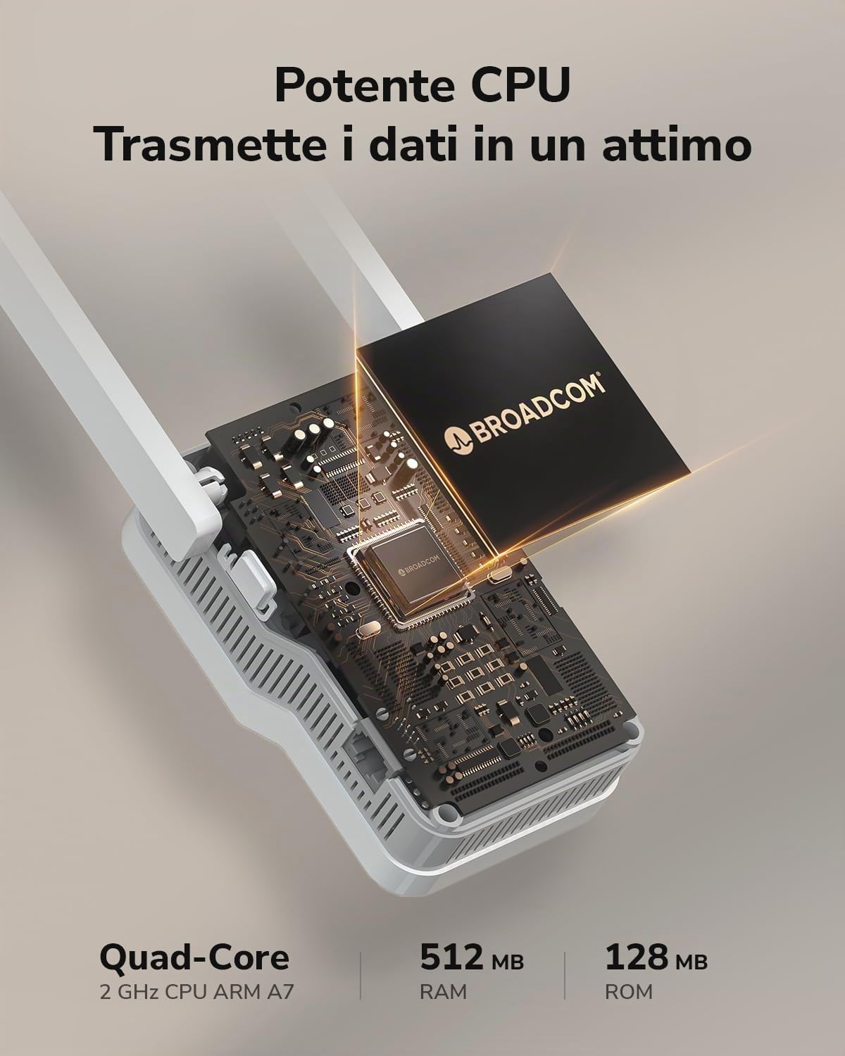 Cudy BE3600 Dual Band Wi-Fi 7 Ripetitore Ripetitore Segnale Booster con Porta Gigabit Ethernet, Access Point, APP Setup, Cudy Mesh e supporto APP, RE3600