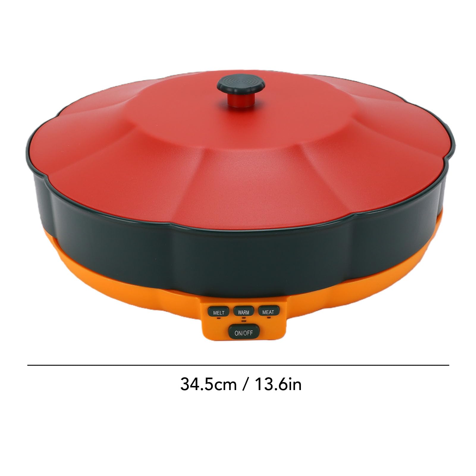 Denash Appareil à Fondue électrique, Contrôle Précis de la Température, pour Fondue au Chocolat et au Fromage, avec 6 Plateaux de Service pour Vos Soirées entre amis. (Prise européenne 220 V)