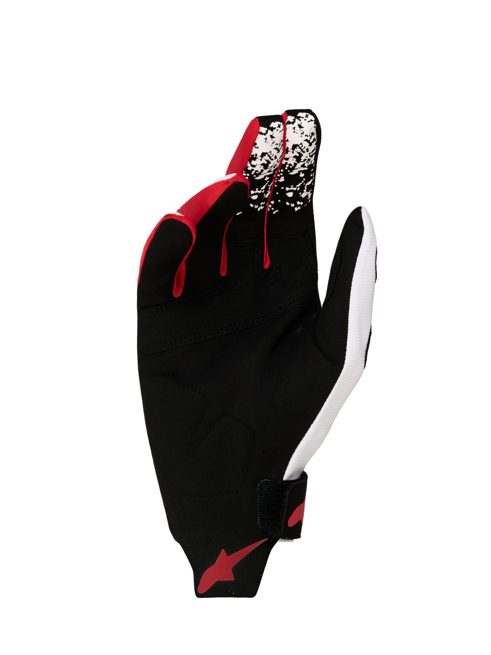 Alpinestars Techstar Rękawice motocrossowe, czarny/biały/czerwony, L
