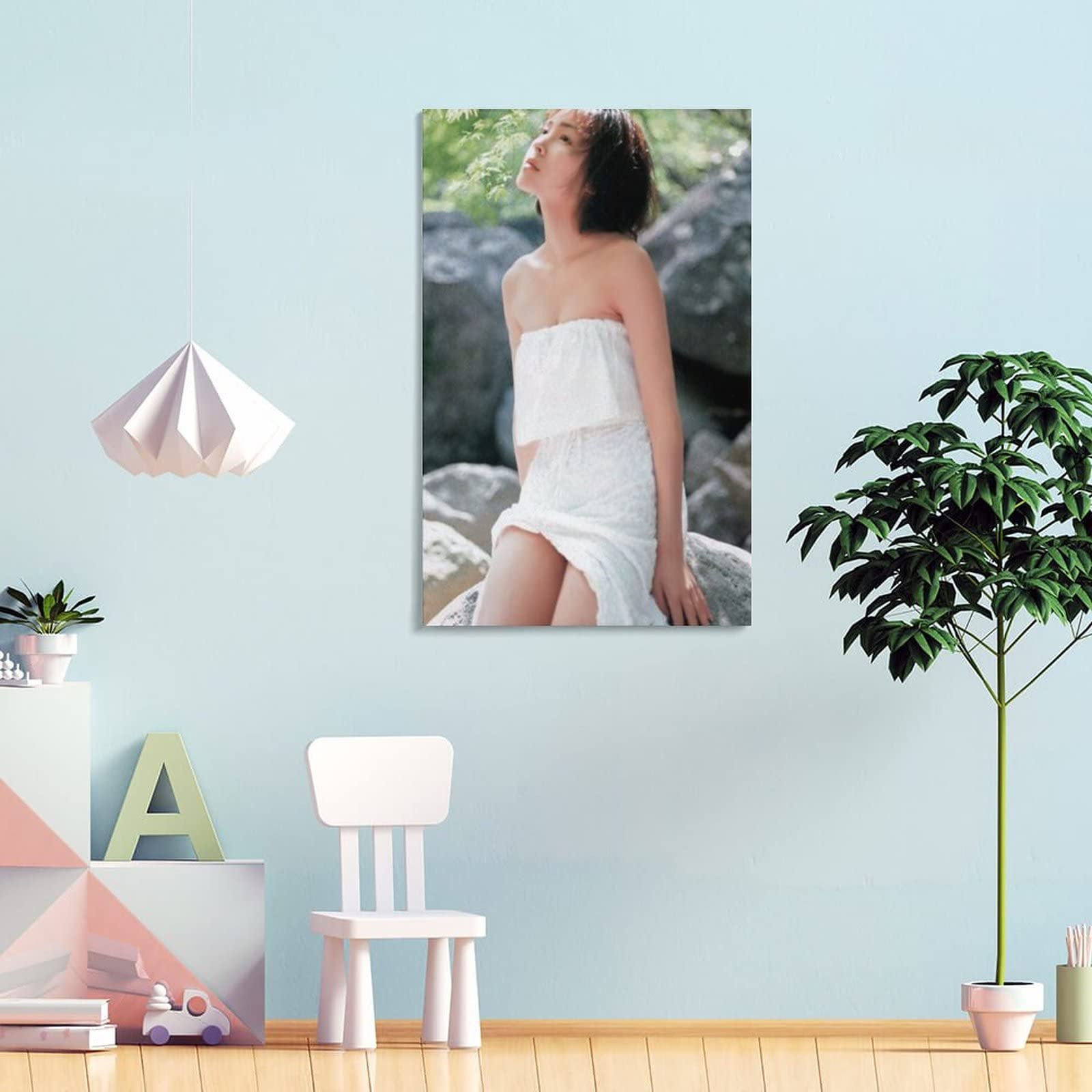 Amazon.co.jp: 麻生久美子セクシービキニ写真絵画ポスター オフィス