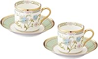 Vista 10 de Noritake Juego de platos Yoshino para té y café, Y6988/9983 (importación de Japón)