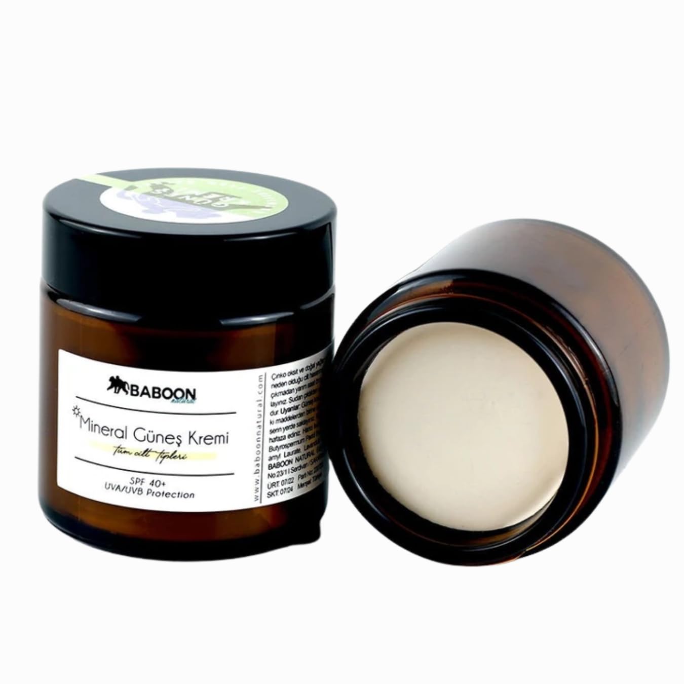 Natural Mineral Sunscreen Non Nano Zinc Oxide SPF 40 100 ml