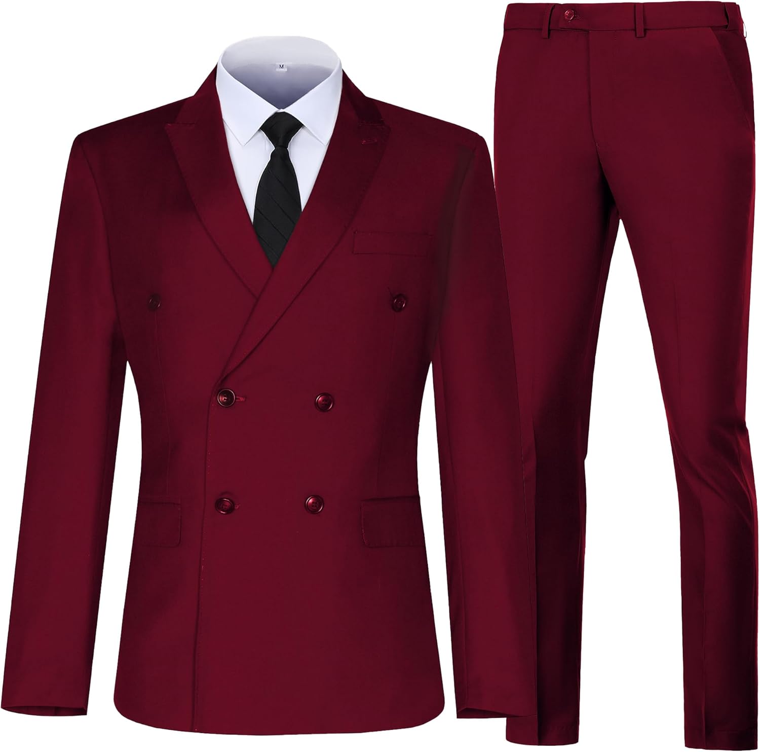 Men Suits Slim Fit 2 Piece Suit for Wedding Peak Lapel Suit Jacket Pants Set Business Formal Suits Prom Tuxedos - Image 2