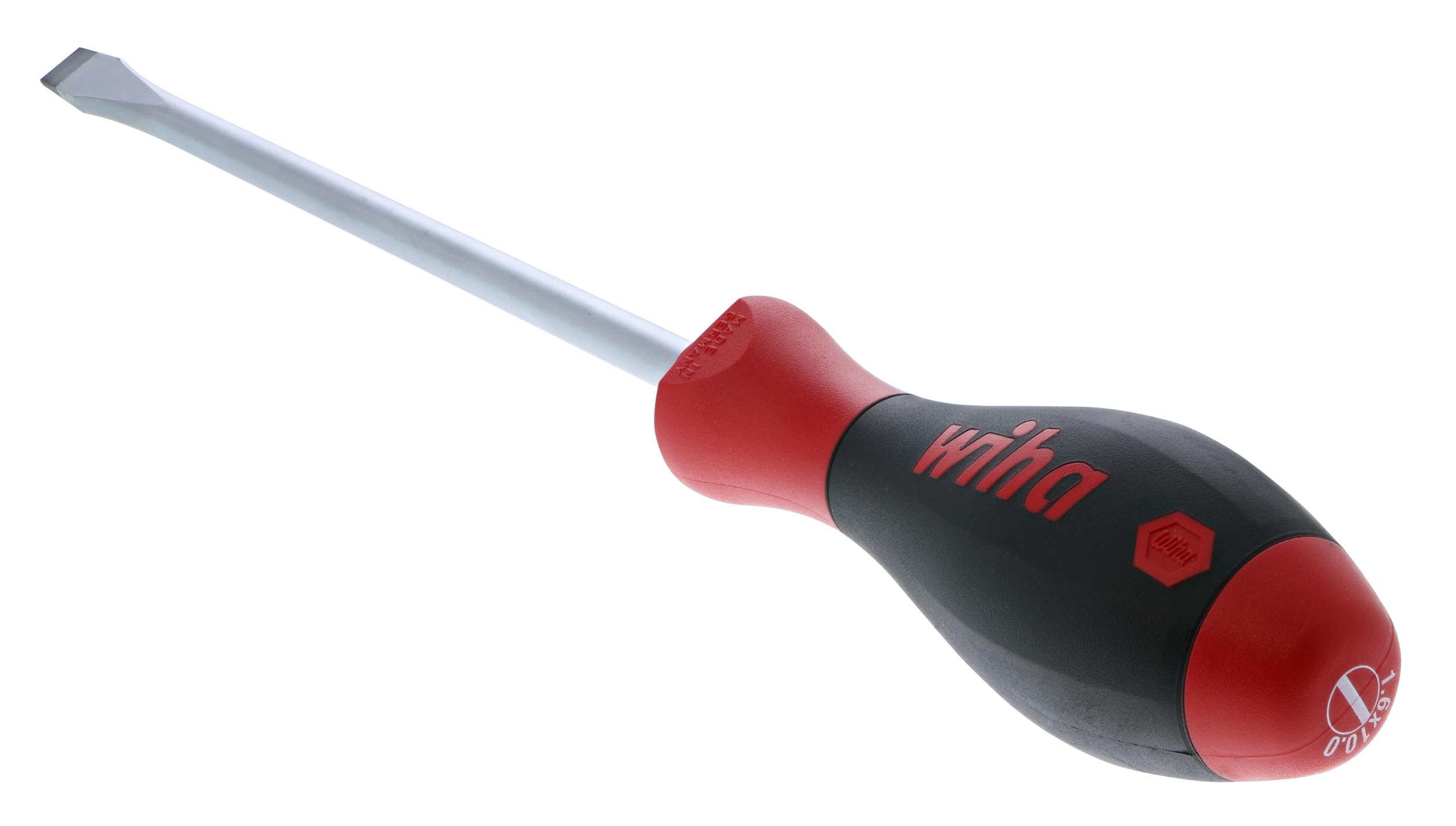 Wiha 10.0 x 200mm Soft Finish Slotted Screwdriver, Multi, 10,0 mm x 200 mm - Image 4