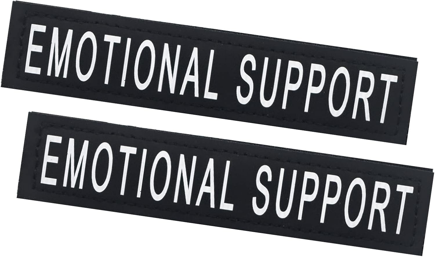 2Pack Service Dog Patches, Black Vest Patch for in Training