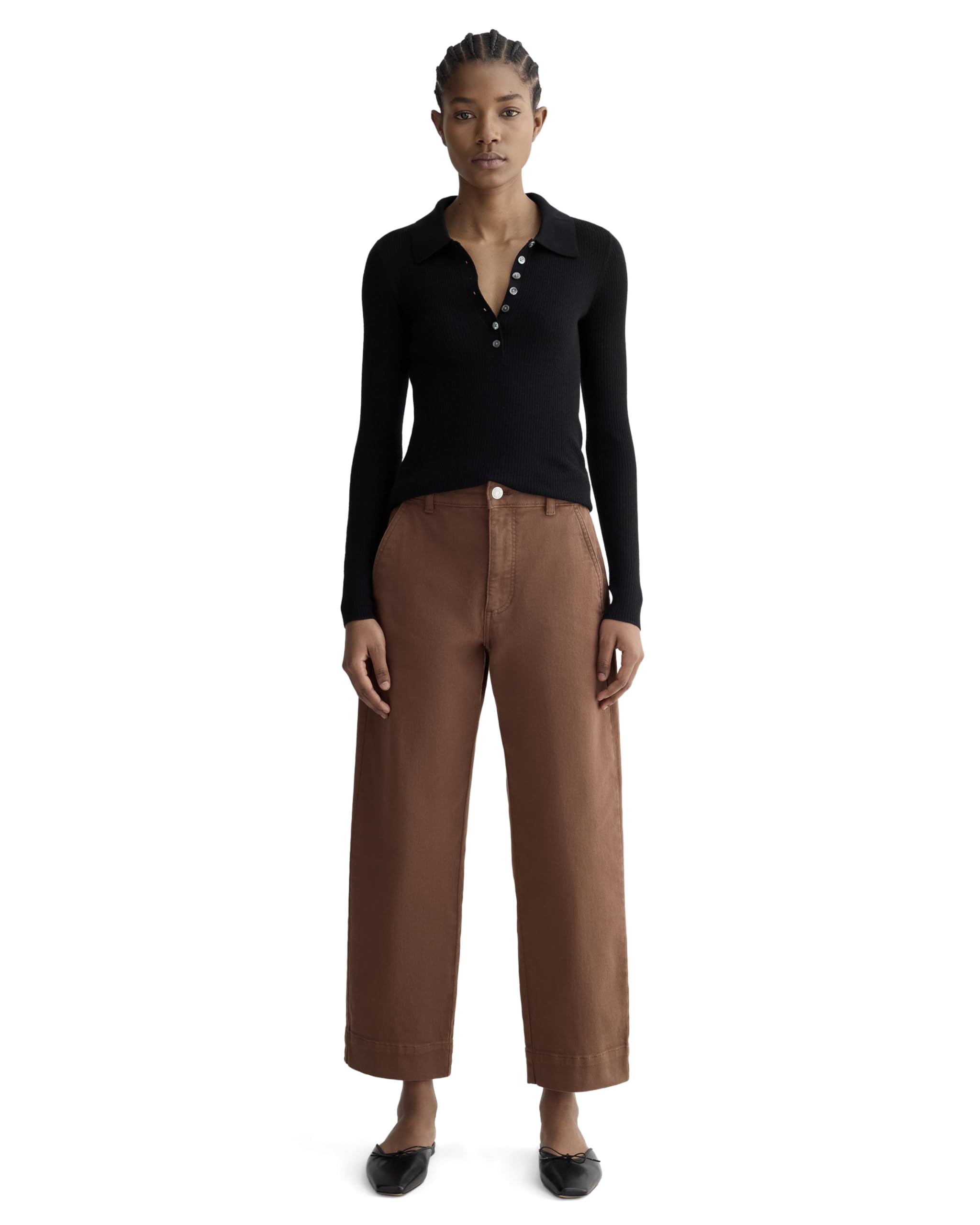 Everlane Womens The Utility Straight-Leg Pant