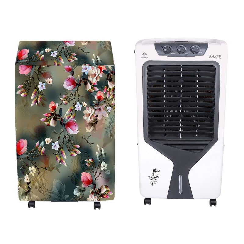 Image of Cooler Cover Compatible for Novamax Kazer 75-Litres Desert Air Cooler Waterproof, Dustproof, Size (LXBXH) 64 X 47 X 116 Cm, Green.