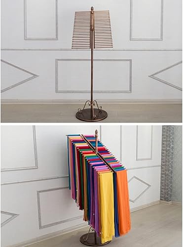 Miniatura 5 de Organizador de bufanda independiente de metal, bufandas comerciales, chal y bufandas, multifuncional, para tienda de ropa, cinturón, pantalones,