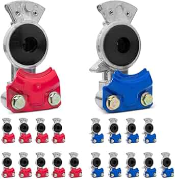 Amazon.co.jp: Pro Trucking Products Glad Hand Set (10) レッド 緊急