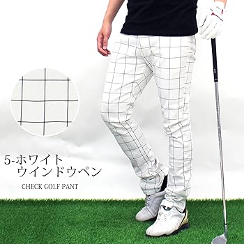 Amazon | [エムシー] ゴルフパンツ メンズ ゴルフウェア
