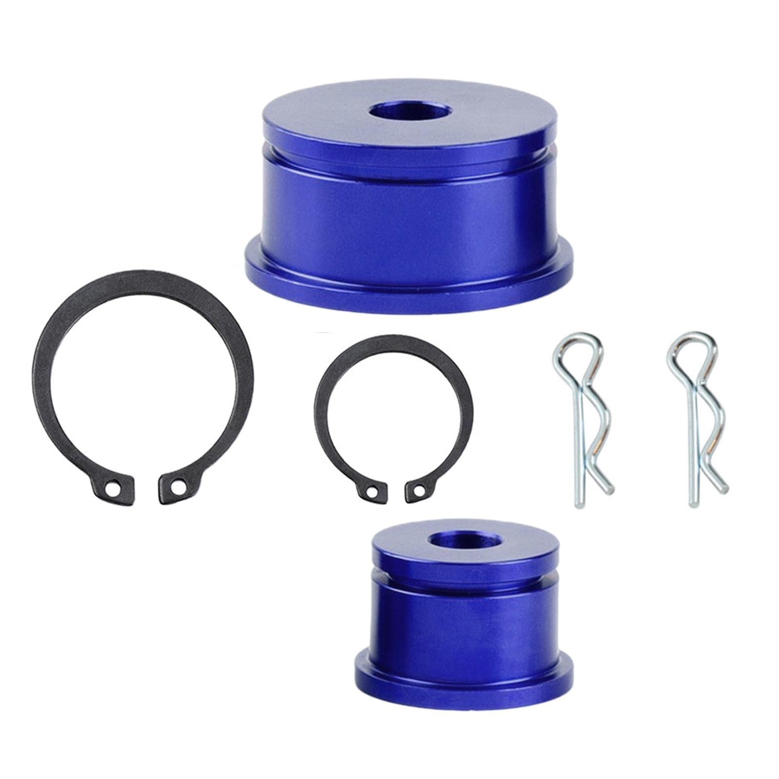 LOOM TREE® Shifter Cable Bushings Kit Fit For Mitsubishi Evolution Vii Ix Spare Parts Blue | 1 Set Shifter Cable Bushings Kit