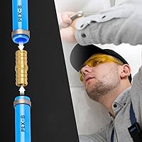 Vista 8 de XFITTING Válvula de bola Pex de 1/2 pulgada con drenaje, mango amarillo de puerto completo, 2 piezas