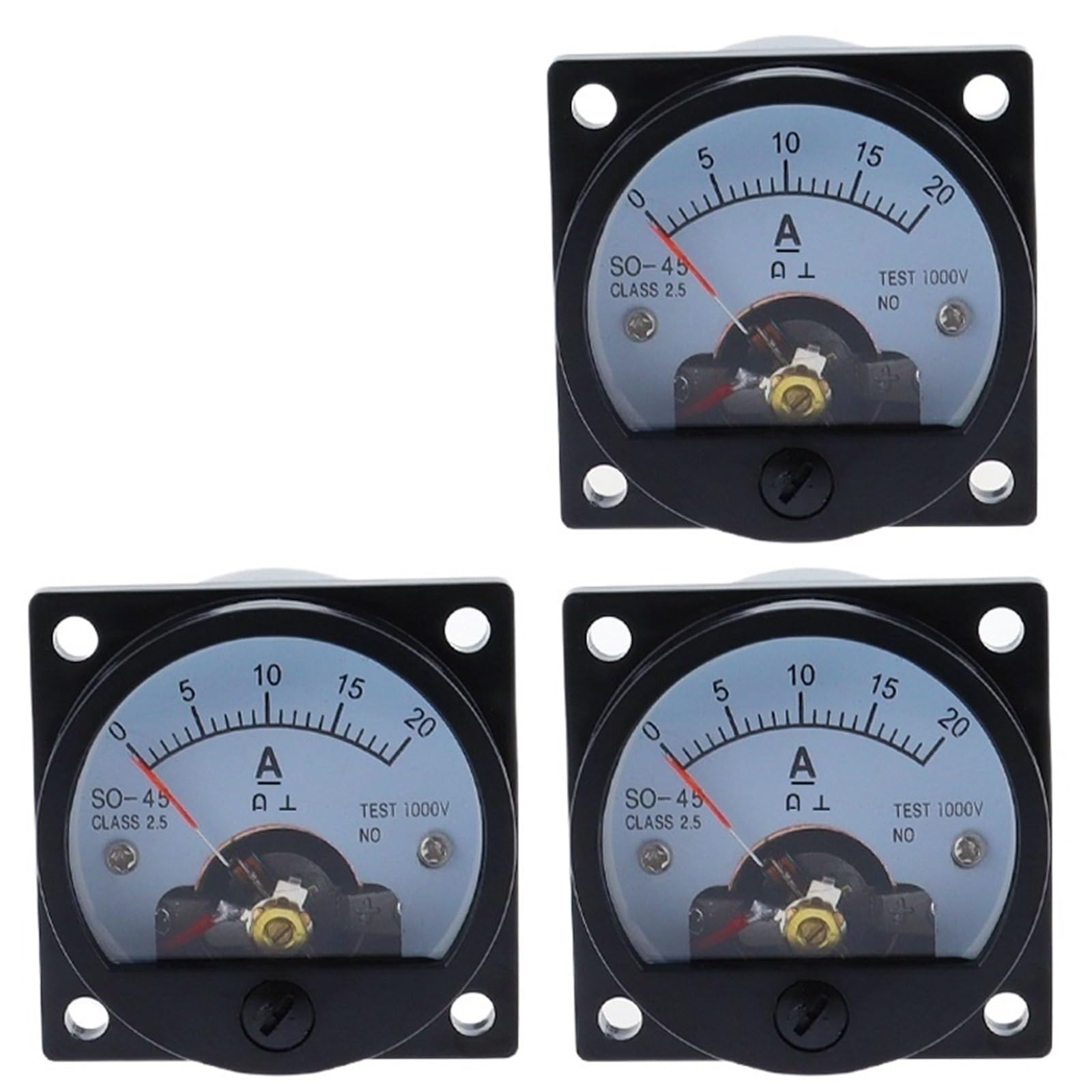 Ampèremètre de tableau CC SO-45 800A boîtier robuste de précision - 3
