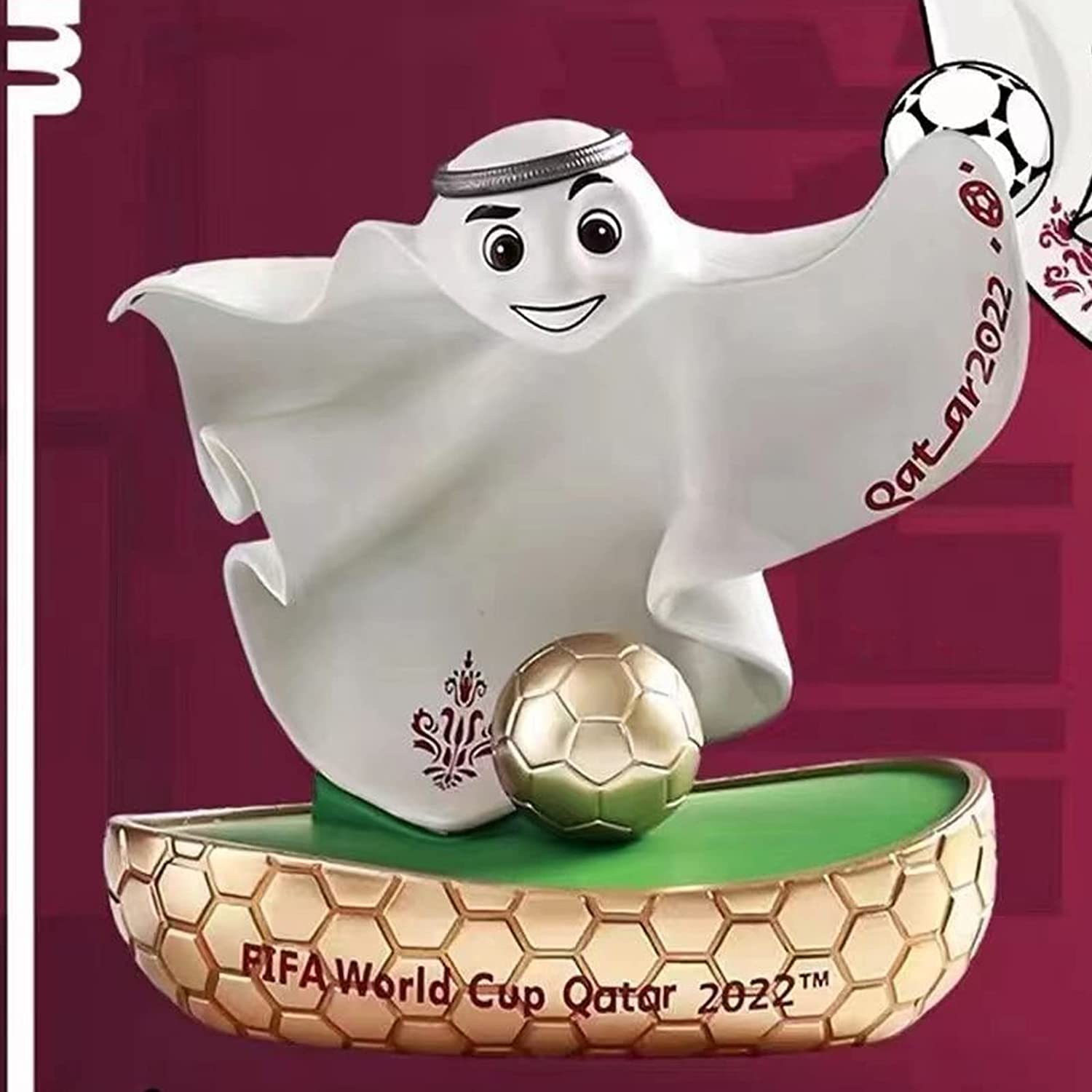 Mascot Ornaments, 2022 Qatar World Cup Fan Supplies, Soccer Mascot Ornaments Souvenirs Around, Soccer Lovers Gift - Own a Collectible Version of World Soccer's Biggest Prize