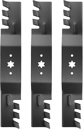 Cuchillas de cortacésped Cuchilla de acolchado de 54 pulgadas para MTD para Cub Cadet 742-0677,942-0677 A B,942-0677-X, para Cub Cadet RZT-S54