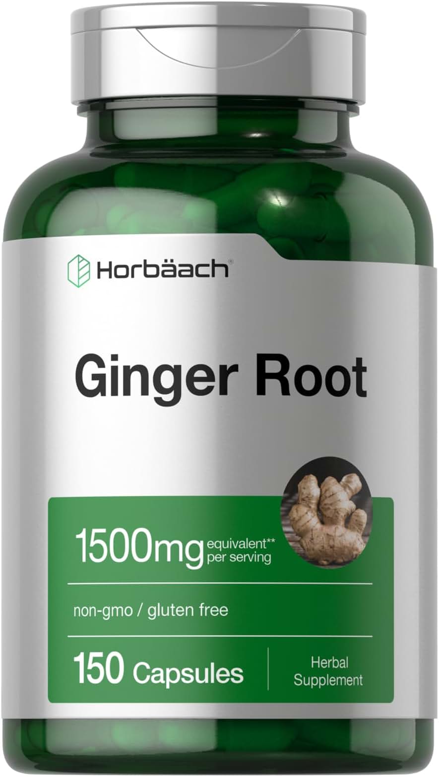 Ginger Capsules Non Gmo Extract Horbaach