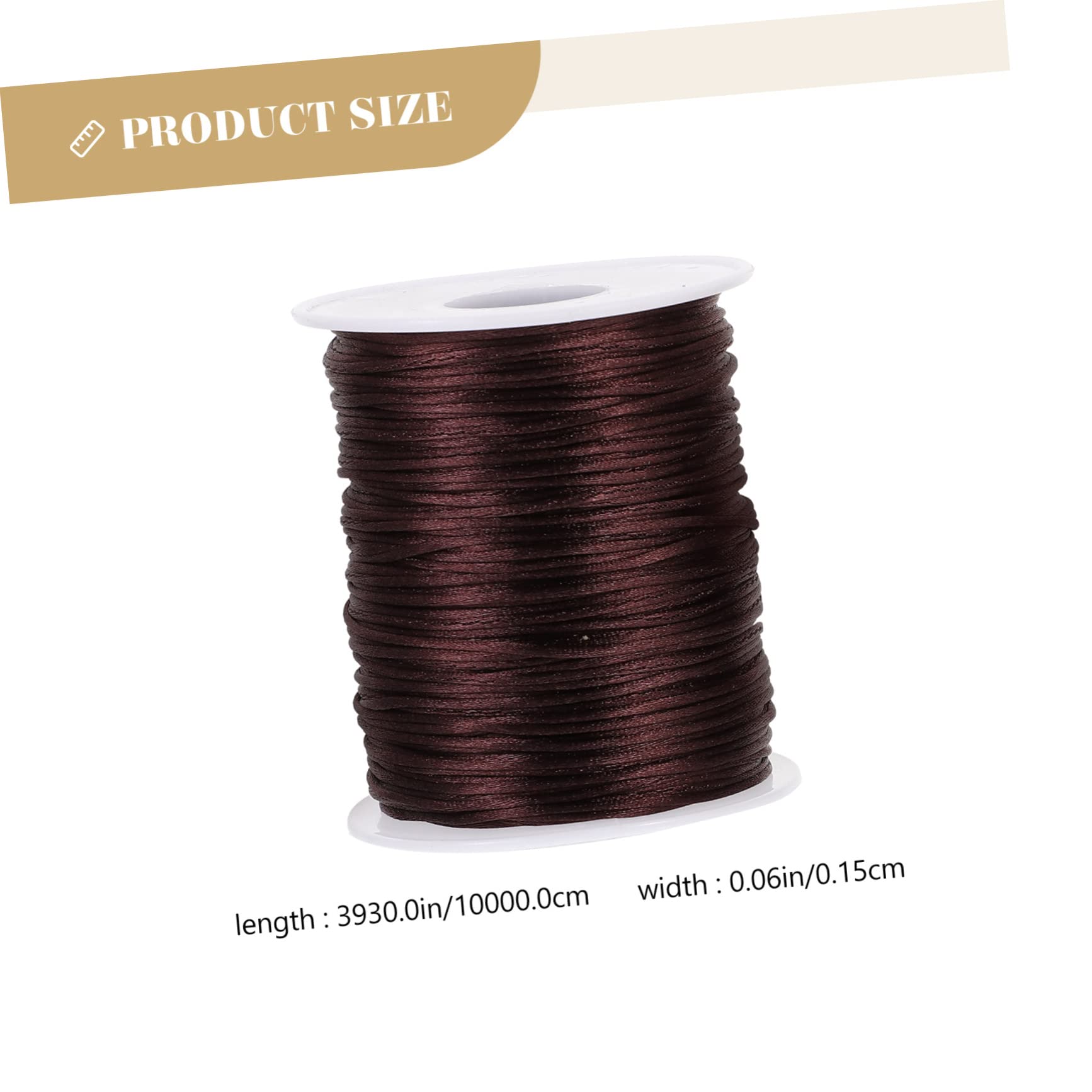 Housoutil 2Rolls Crochet Thread for Bracelet Making Crafts Each Soft Breathable Knitting Thread for Phone Bags Coasters Car Cushions DIY Projects Colors