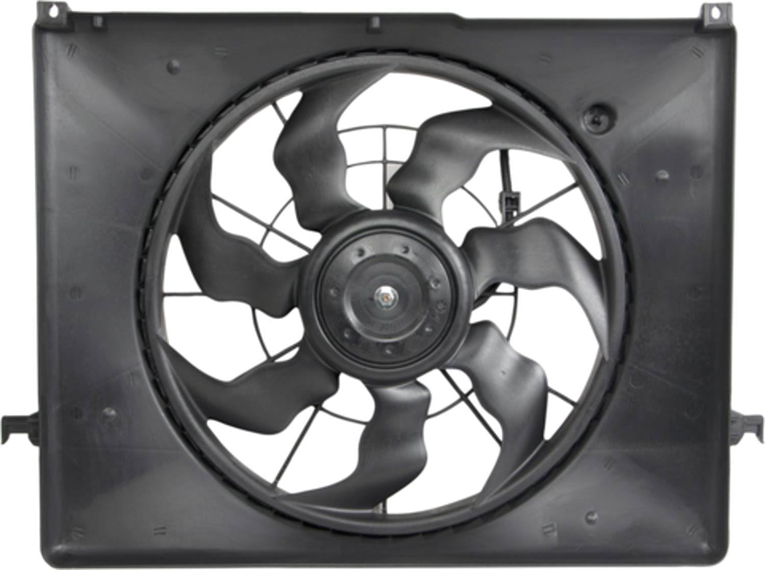 Replacement Engine Cooling Fan Assembly for 2006-2008 Hyundai Sonata (2.4L 4 Cylinder)