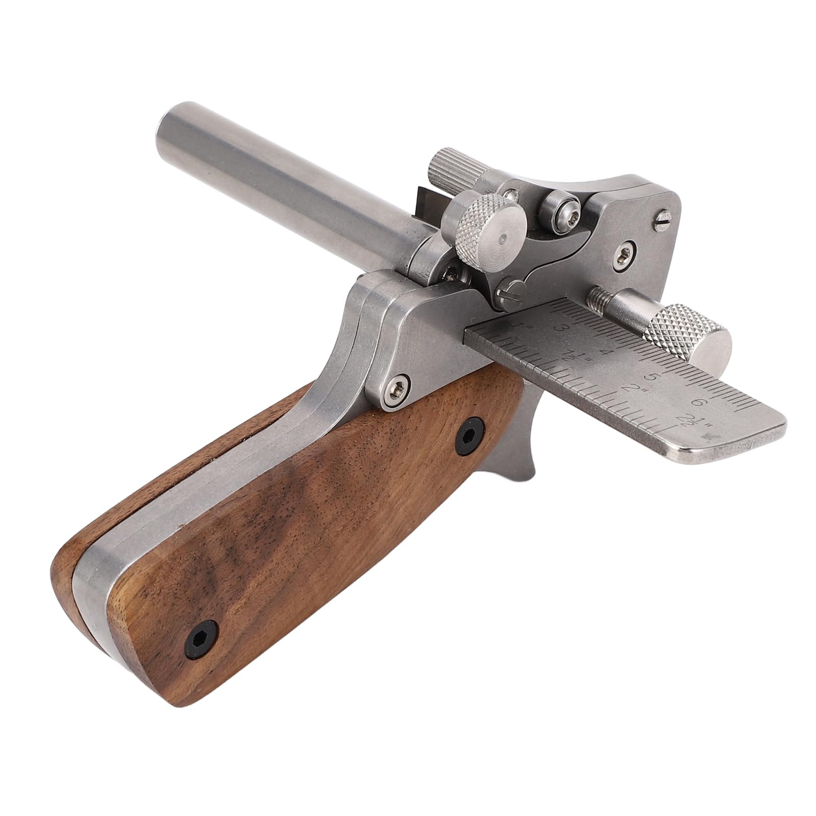 Cortador de tiras de cuero manual profesional, herramienta cortadora de correa de cuero de acero inoxidable 304 resistente con cuchillas de cambio rápido para manualidades e
