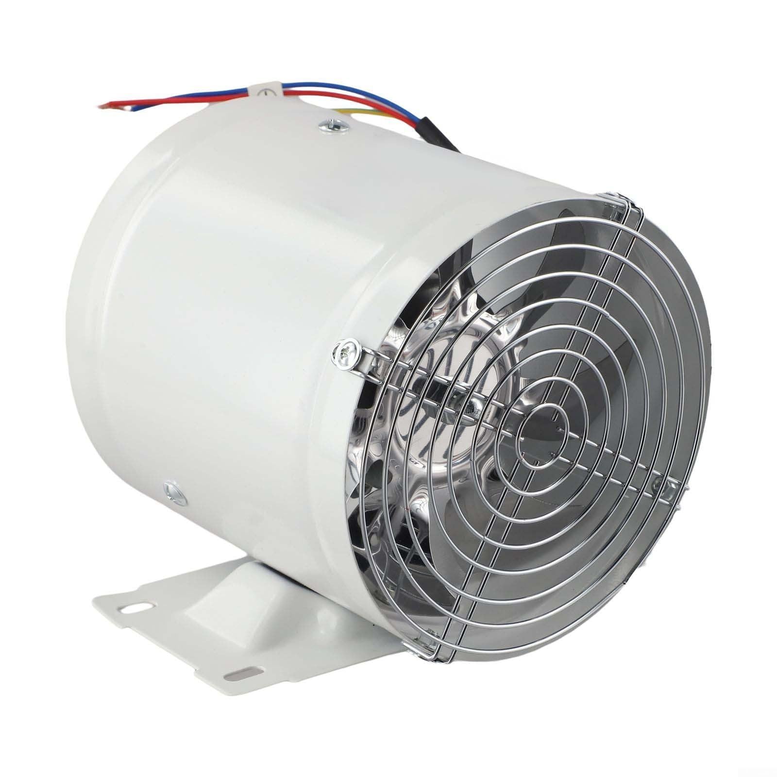 Ventilador extractor 150 mm 40 W fuerte flujo de aire (negro)