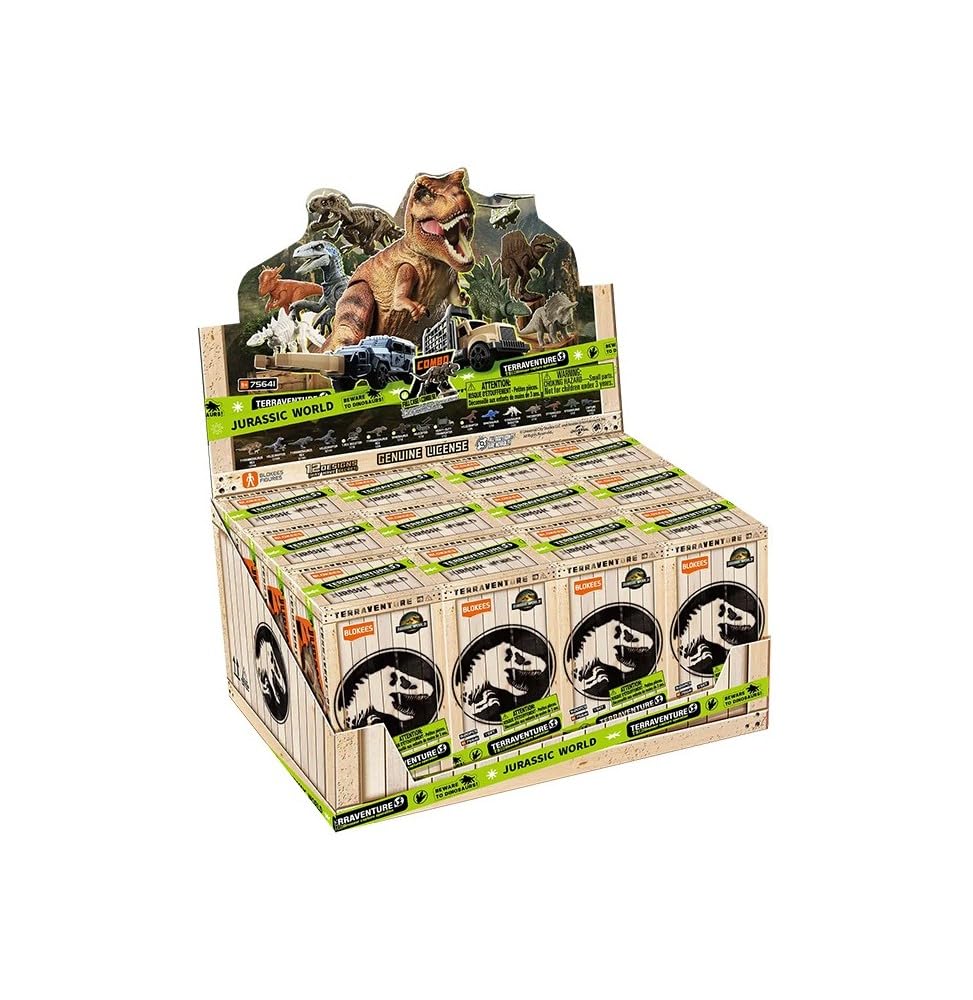 Amazon.com: Blokees - Jurassic World - Terraventure Surprise - Wv1