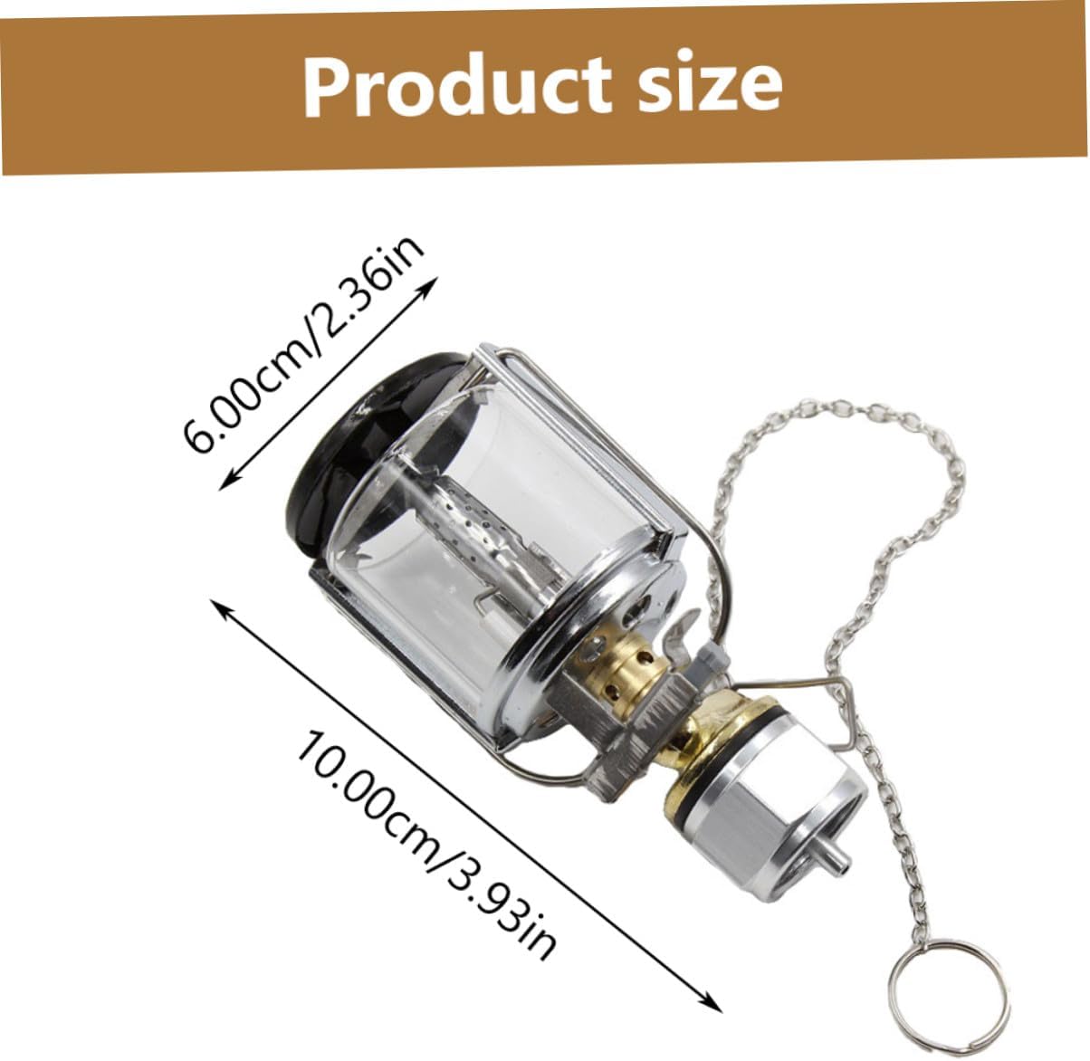 Camping Lantern Propane Gas Powered Tent Illuminate Tool Lightweight Portable Outdoor Lamp for Camping Hiking Patio Garden Lighting
